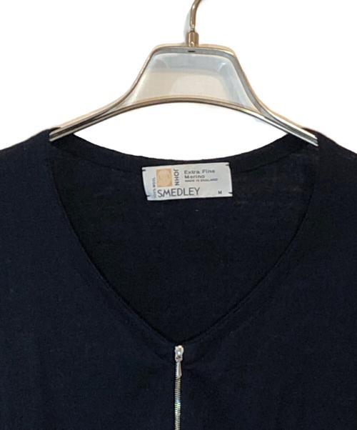 JOHN SMEDLEY（ジョンスメドレー）JOHN SMEDLEY (ジョンスメドレー) ジップアップカーデイガン ネイビー サイズ:Mの古着・服飾アイテム