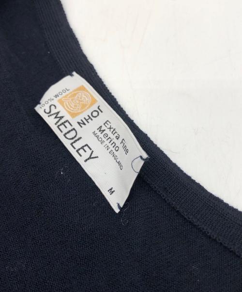 JOHN SMEDLEY（ジョンスメドレー）JOHN SMEDLEY (ジョンスメドレー) ジップアップカーデイガン ネイビー サイズ:Mの古着・服飾アイテム