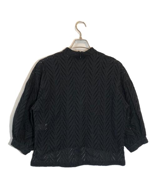 CLANE（クラネ）CLANE (クラネ) カットエンブロイダリートップ ブラック サイズ:SIZE 2の古着・服飾アイテム