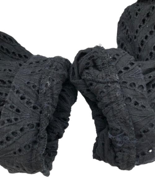 CLANE（クラネ）CLANE (クラネ) カットエンブロイダリートップ ブラック サイズ:SIZE 2の古着・服飾アイテム