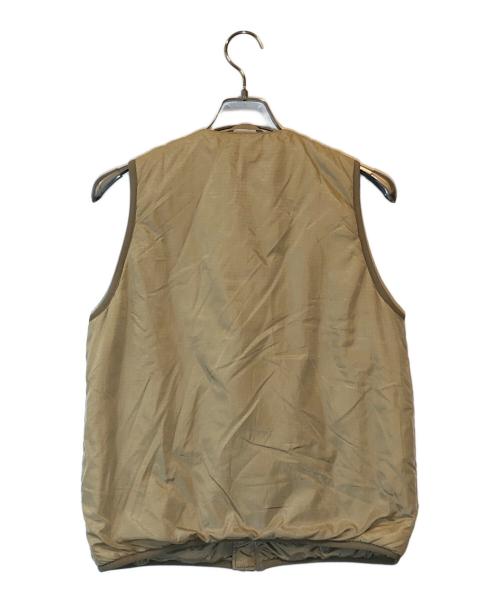 ENDS and MEANS（エンズアンド ミーンズ）ENDS and MEANS (エンズアンド ミーンズ) Tactical Puff Vest ベージュ サイズ:SMALLの古着・服飾アイテム