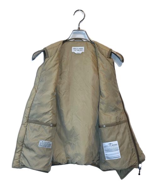 ENDS and MEANS（エンズアンド ミーンズ）ENDS and MEANS (エンズアンド ミーンズ) Tactical Puff Vest ベージュ サイズ:SMALLの古着・服飾アイテム