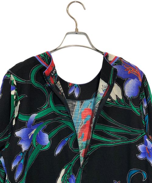 LEONARD（レオナール）LEONARD (レオナール) 花柄ワンピース ブラック サイズ:SIZE Lの古着・服飾アイテム