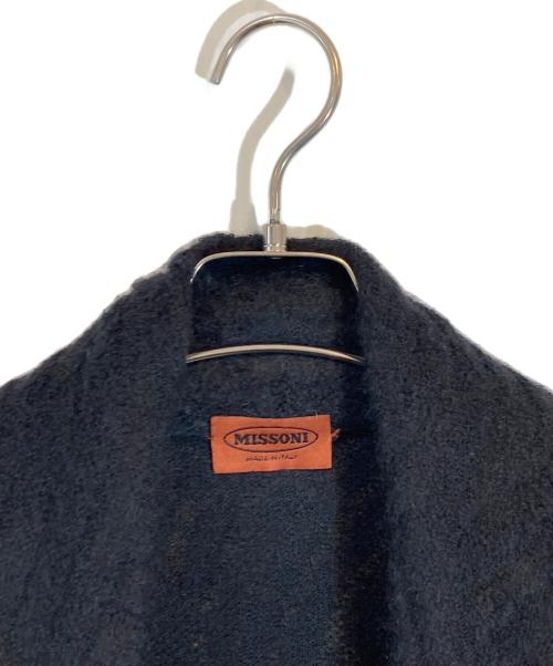 missoni（ミッソーニ）MISSONI (ミッソーニ) ニットコート ブラック サイズ:44の古着・服飾アイテム