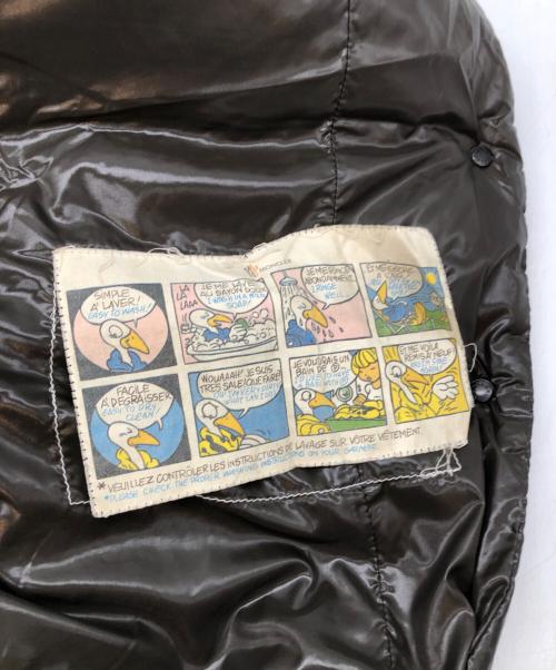 MONCLER（モンクレール）MONCLER (モンクレール) ダウンコート ブラウン サイズ:SIZE 0の古着・服飾アイテム