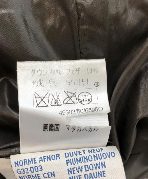 MONCLER（モンクレール）MONCLER (モンクレール) ダウンコート ブラウン サイズ:SIZE 0の古着・服飾アイテム