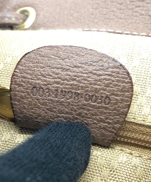 GUCCI（グッチ）GUCCI (グッチ) バンブースウェードリュック ブラウンの古着・服飾アイテム