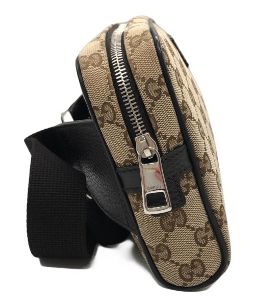 GUCCI（グッチ）GUCCI (グッチ) ウエストポーチ ブラウンの古着・服飾アイテム