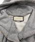 中古・古着 GUCCI (グッチ) ロゴテーピングラインジップアップパーカー グレー サイズ:SIZE XXL：30000円