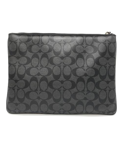 COACH（コーチ）COACH (コーチ) クラッチバッグ ブラックの古着・服飾アイテム