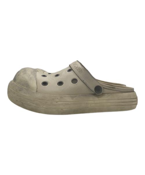 masonprince（メゾンプリンス）MASONPRINCE (メゾンプリンス) 厚底 リアルレザー サンダル ホワイト サイズ:SIZE US 8.5の古着・服飾アイテム