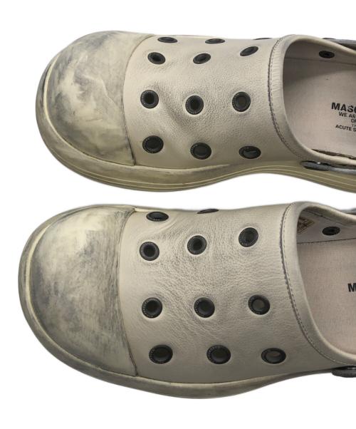 masonprince（メゾンプリンス）MASONPRINCE (メゾンプリンス) 厚底 リアルレザー サンダル ホワイト サイズ:SIZE US 8.5の古着・服飾アイテム