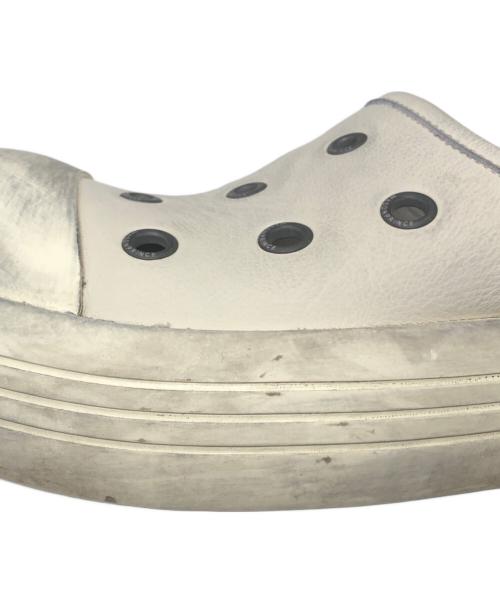 masonprince（メゾンプリンス）MASONPRINCE (メゾンプリンス) 厚底 リアルレザー サンダル ホワイト サイズ:SIZE US 8.5の古着・服飾アイテム