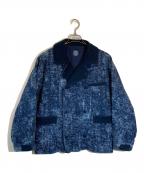 Porter Classicポータークラシック）の古着「Peeled Cloth Double Jacket」｜ネイビー