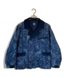 Porter Classic（ポータークラシック）の古着「Peeled Cloth Double Jacket」｜ネイビー