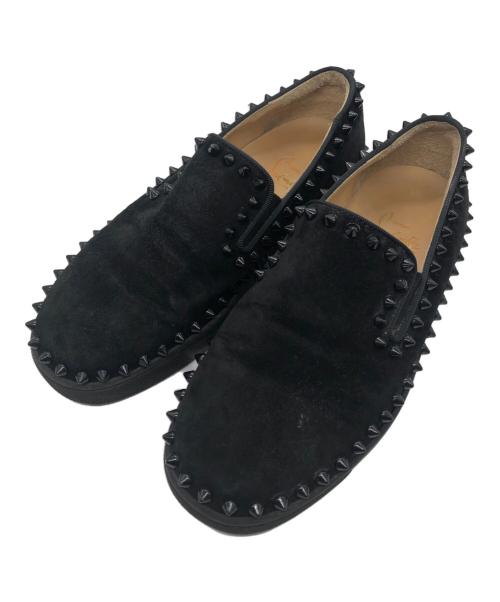 Christian Louboutin（クリスチャン・ルブタン）Christian Louboutin (クリスチャン・ルブタン) スパイクスタッズシューズ ブラック サイズ:SIZE 35の古着・服飾アイテム