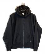 OVYオヴィー）の古着「American Cotton Heavy OZ Zip Hoodie」｜ブラック
