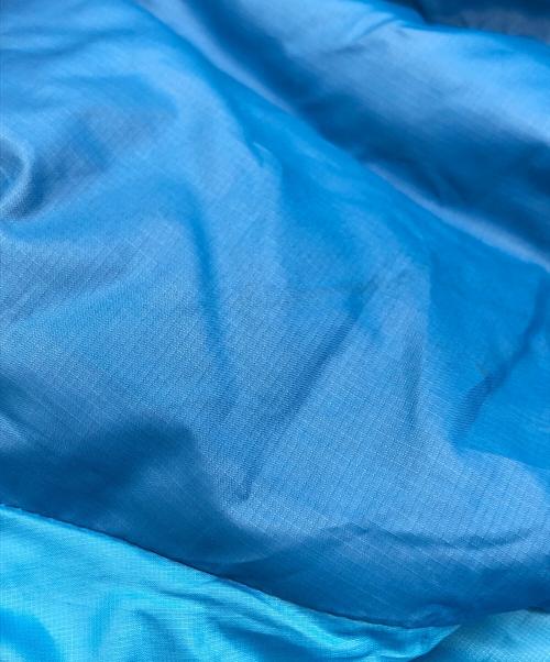 Patagonia（パタゴニア）Patagonia (パタゴニア) ダウンセーターフルジップフーディー ブルー サイズ:Lの古着・服飾アイテム