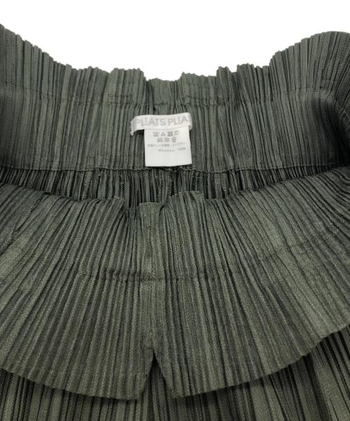 PLEATS PLEASE（プリーツプリーズ）PLEATS PLEASE (プリーツプリーズ) ハイウエストプリーツパンツ グリーン サイズ:SIZE 2の古着・服飾アイテム