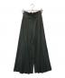 PLEATS PLEASE（プリーツプリーズ）の古着「ハイウエストプリーツパンツ」｜グリーン