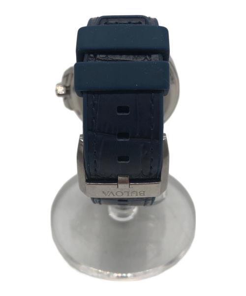 BULOVA（ブローバ）BULOVA (ブローバ) 腕時計 ブルーの古着・服飾アイテム