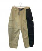 NIKE×FenG CHen WANGナイキ×フェンチェンワン）の古着「ジップオフカーゴパンツ」｜ベージュ×ブラック