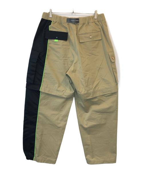 NIKE（ナイキ）NIKE (ナイキ) FENG CHEN WANG (フェンチェンワン) ジップオフカーゴパンツ ベージュ×ブラック サイズ:XLの古着・服飾アイテム