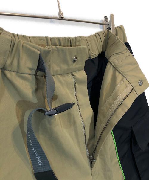 NIKE（ナイキ）NIKE (ナイキ) FENG CHEN WANG (フェンチェンワン) ジップオフカーゴパンツ ベージュ×ブラック サイズ:XLの古着・服飾アイテム