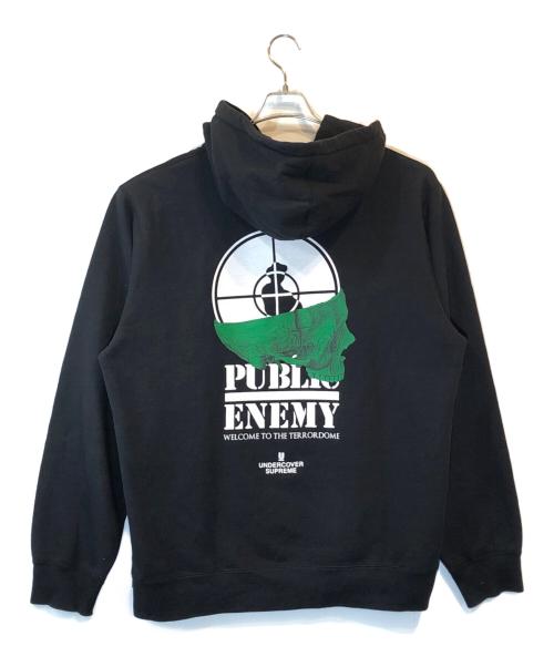 UNDERCOVER（アンダーカバー）UNDERCOVER (アンダーカバー) Supreme (シュプリーム) Public Enemy Terrordome Hooded Sweatshir ブラック サイズ:SIZE XLの古着・服飾アイテム