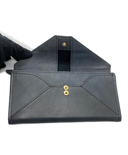 MIHARA YASUHIRO（ミハラヤスヒロ）MIHARA YASUHIRO (ミハラヤスヒロ) スタッズウォレット ネイビーの古着・服飾アイテム