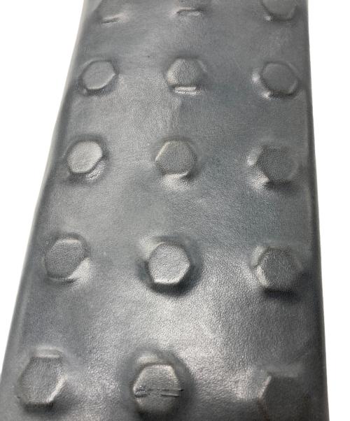 MIHARA YASUHIRO（ミハラヤスヒロ）MIHARA YASUHIRO (ミハラヤスヒロ) スタッズウォレット ネイビーの古着・服飾アイテム