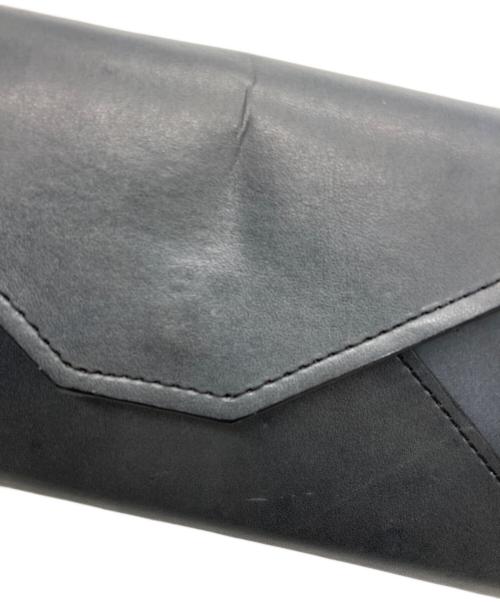 MIHARA YASUHIRO（ミハラヤスヒロ）MIHARA YASUHIRO (ミハラヤスヒロ) スタッズウォレット ネイビーの古着・服飾アイテム