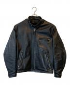 Schottショット）の古着「ライナー付シングルライダースジャケット」｜ブラック