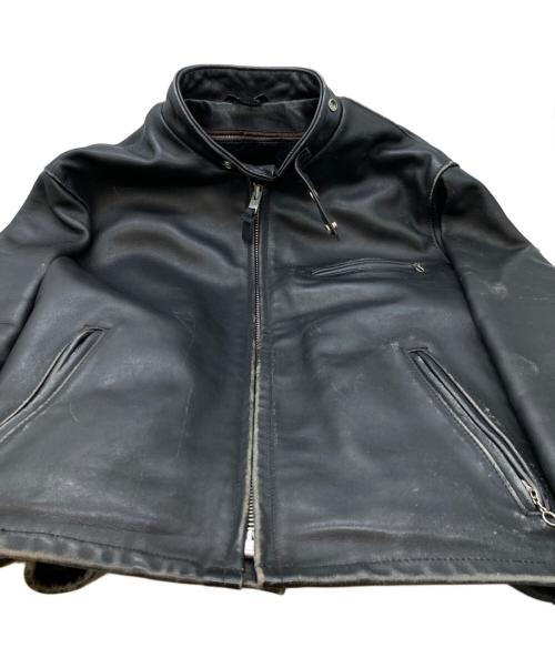 Schott（ショット）Schott (ショット) ライナー付シングルライダースジャケット ブラック サイズ:42の古着・服飾アイテム