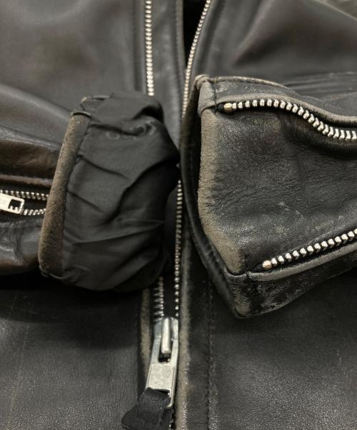 Schott（ショット）Schott (ショット) ライナー付シングルライダースジャケット ブラック サイズ:42の古着・服飾アイテム