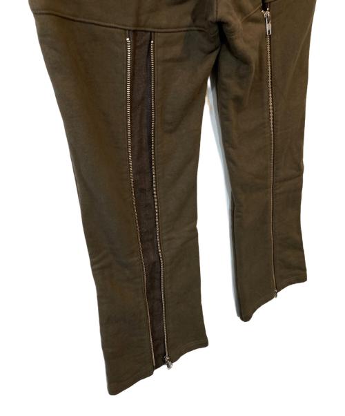 Laid Back（レイドバック）Laid Back (レイドバック) backzip zip sweat pants」 ベージュ サイズ:2の古着・服飾アイテム