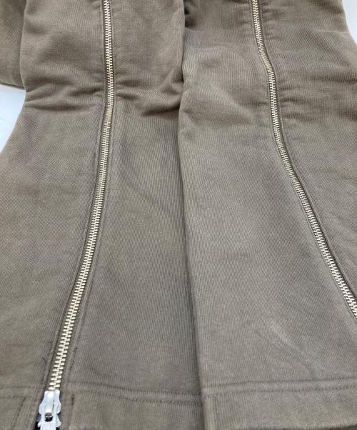 Laid Back（レイドバック）Laid Back (レイドバック) backzip zip sweat pants」 ベージュ サイズ:2の古着・服飾アイテム