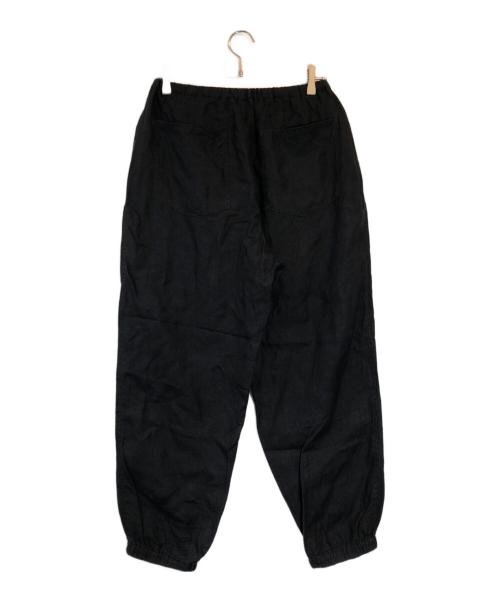 COMOLI（コモリ）COMOLI (コモリ) カナパ ドローストリングパンツドローストリングパンツ ブラック サイズ:SIZE 1の古着・服飾アイテム