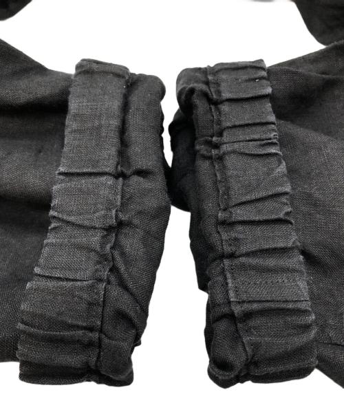 COMOLI（コモリ）COMOLI (コモリ) カナパ ドローストリングパンツドローストリングパンツ ブラック サイズ:SIZE 1の古着・服飾アイテム