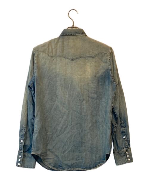 RALPH LAUREN Purple Label（ラルフ ローレン パープル レーベル）RALPH LAUREN PURPLE LABEL (ラルフ ローレン パープル レーベル) デニムシャツ インディゴ サイズ:SIZE Sの古着・服飾アイテム