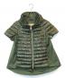 HERNO（ヘルノ）の古着「ショートスリーブダウンジャケット」｜グリーン