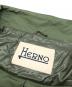 中古・古着 HERNO (ヘルノ) ショートスリーブダウンジャケット グリーン サイズ:40：20000円