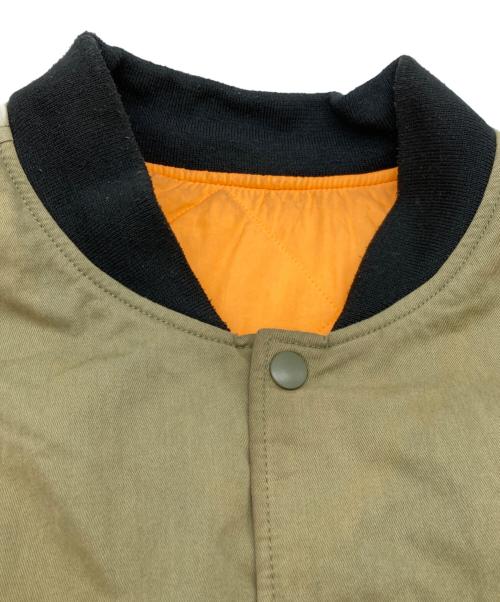 NIKE（ナイキ）NIKE (ナイキ) stussy (ステューシー) Reversible Varsity Jacket オリーブ サイズ:XXLの古着・服飾アイテム