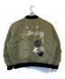 NIKE (ナイキ) stussy (ステューシー) Reversible Varsity Jacket オリーブ サイズ:XXL：25000円