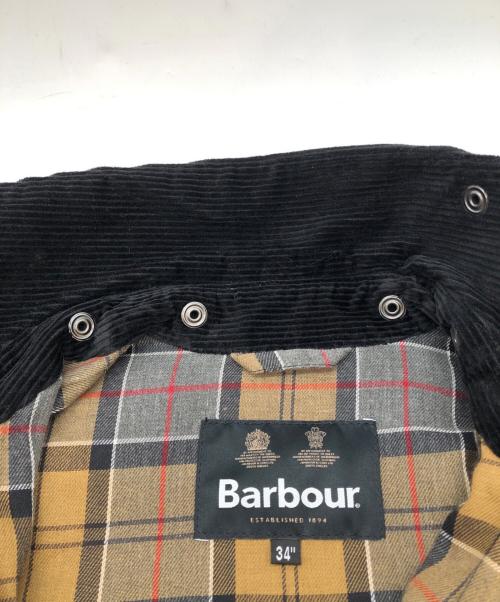 Barbour（バブアー）Barbour (バブアー) BORDER ワックス コットン コート ブラック サイズ:34の古着・服飾アイテム