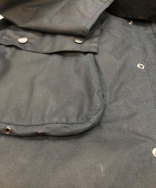 Barbour（バブアー）Barbour (バブアー) BORDER ワックス コットン コート ブラック サイズ:34の古着・服飾アイテム
