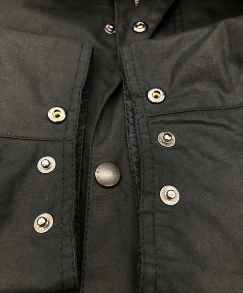 Barbour（バブアー）Barbour (バブアー) BORDER ワックス コットン コート ブラック サイズ:34の古着・服飾アイテム