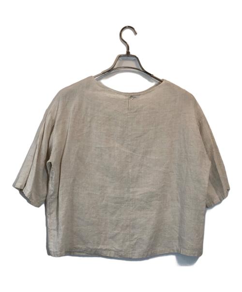 BEARDSLEY（ビアズリー）BEARDSLEY (ビアズリー) ドット刺繍ブラウス ベージュ サイズ:SIZE Freeの古着・服飾アイテム