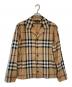 BURBERRY LONDON ENLGLAND（バーバリーロンドン）の古着「ノヴァチェックオープンカラーシャツ」｜ベージュ