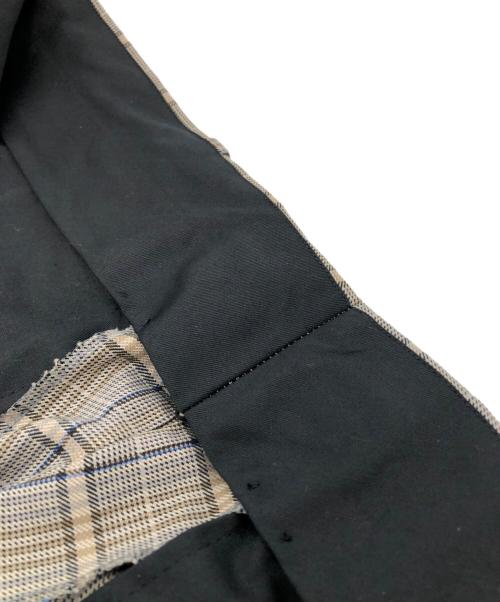 BALENCIAGA（バレンシアガ）BALENCIAGA (バレンシアガ) チェックスラックス ベージュ サイズ:44の古着・服飾アイテム